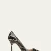 Manolo Blahnik BB 105MM SNAKESKIN STILETTO PUMPS