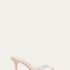Manolo Blahnik JADIFA CLEAR STILETTO MULE SANDALS