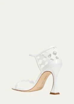 Manolo Blahnik KALUN CUTOUT PATENT LEATHER STILETTO SANDALS 8 Manolo Blahnik KALUN CUTOUT PATENT LEATHER STILETTO SANDALS -Manolo Blahnik bg 4436033 100189 c 1