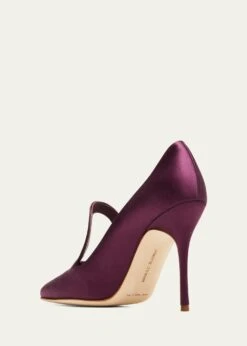 Manolo Blahnik PIGAFA SATIN CUTOUT STILETTO PUMPS 8 Manolo Blahnik PIGAFA SATIN CUTOUT STILETTO PUMPS -Manolo Blahnik bg 4436039 100450 c 1
