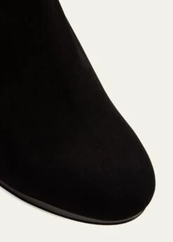 Manolo Blahnik SUEDE CUTOUT BOOTIES -Manolo Blahnik bg 4436040 100106 z 1