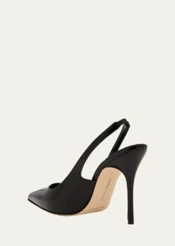 Manolo Blahnik ALLURA PATENT SLINGBACK PUMPS 8 Manolo Blahnik ALLURA PATENT SLINGBACK PUMPS -Manolo Blahnik bg 4436729 100106 c 1