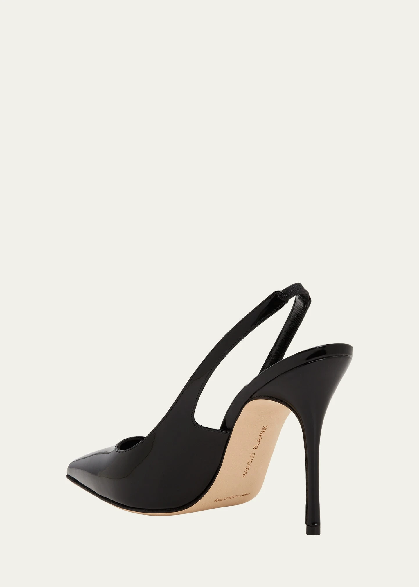 Manolo Blahnik ALLURA PATENT SLINGBACK PUMPS 2 Manolo Blahnik ALLURA PATENT SLINGBACK PUMPS - Image 2