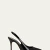 Manolo Blahnik ALLURA PATENT SLINGBACK PUMPS