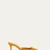 Manolo Blahnik MAYSALE SUEDE MULES WITH BUCKLE