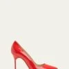 Manolo Blahnik BB 105MM PATENT LEATHER PUMPS