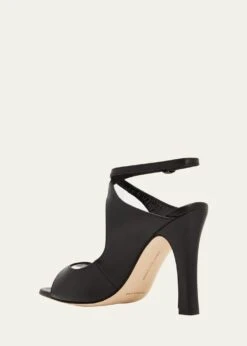 Manolo Blahnik ARD LEATHER CRISSCROSS SANDALS -Manolo Blahnik bg 4456914 100106 c 1