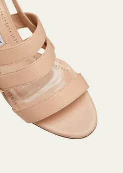 Manolo Blahnik MEMAARHI LEATHER SLINGBACK SANDALS -Manolo Blahnik bg 4456932 100323 z 1