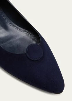 Manolo Blahnik SAIPLA SUEDE BALLERINA FLATS -Manolo Blahnik bg 4456958 100404 z