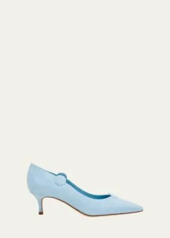 Manolo Blahnik SAIN SUEDE DOT PUMPS