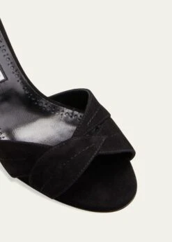 Manolo Blahnik SIEMU SUEDE MULE SANDALS 17 Manolo Blahnik SIEMU SUEDE MULE SANDALS -Manolo Blahnik bg 4457018 100106 z 1