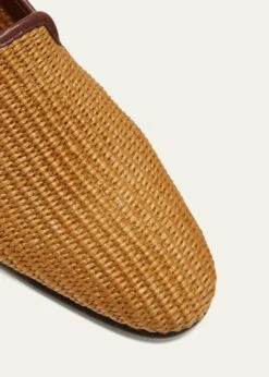 Manolo Blahnik MEN'S WOVEN RAFFIA LOAFERS 13 Manolo Blahnik MEN'S WOVEN RAFFIA LOAFERS -Manolo Blahnik bg 4488979 100311 z