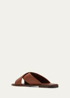 Manolo Blahnik MEN'S CRISSCROSS LEATHER SANDALS 12 Manolo Blahnik MEN'S CRISSCROSS LEATHER SANDALS -Manolo Blahnik bg 4488981 100274 c