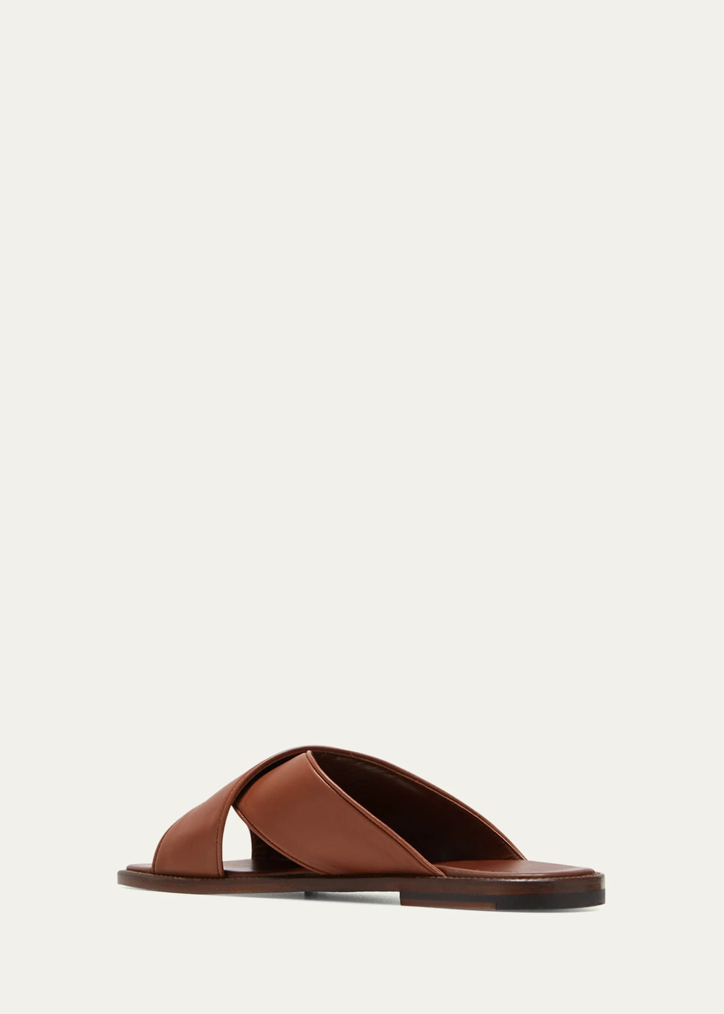 Manolo Blahnik MEN'S CRISSCROSS LEATHER SANDALS 4 Manolo Blahnik MEN'S CRISSCROSS LEATHER SANDALS - Image 4